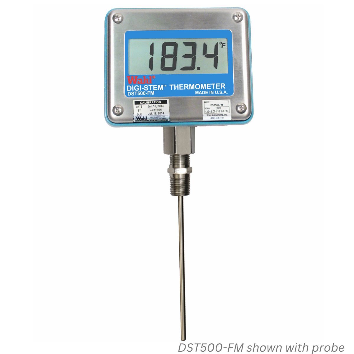 Digital Food Processing Thermometer With Clock - Bunzl Processor Division