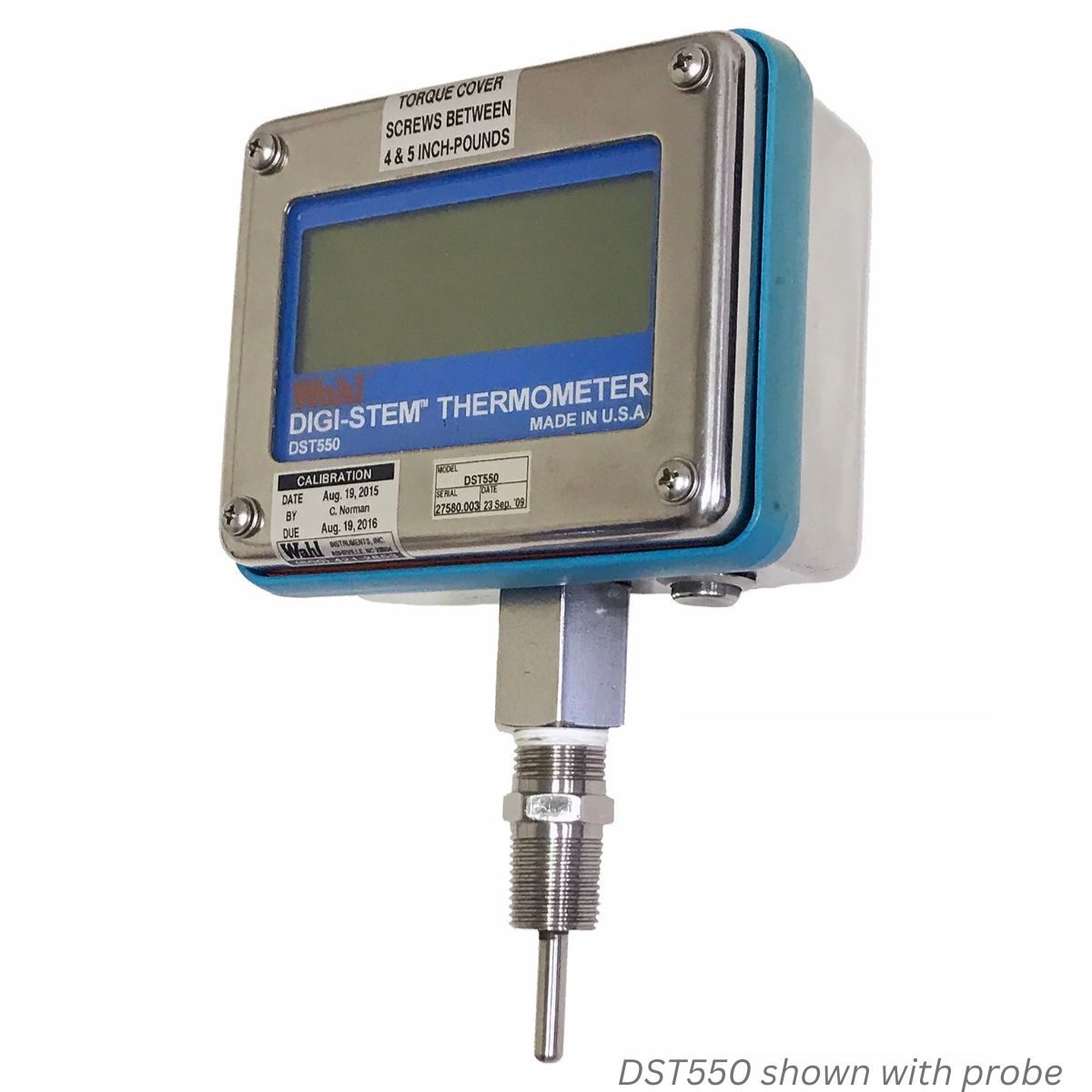 Digi-Stem® DST550 Series Min-Max Recording RTD Thermometer