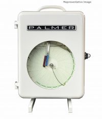 Aluminum Case Pressure and Temperature Circular Chart Recorder, 8 inch and 12 inch