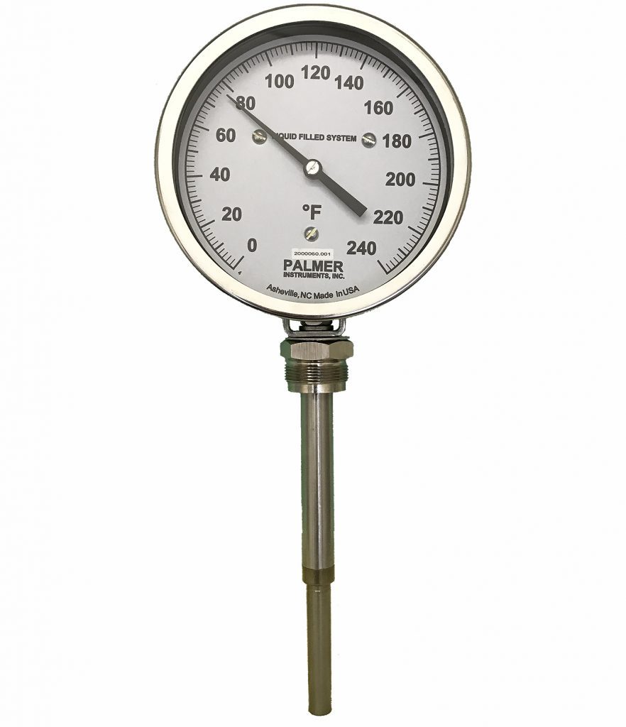 Rigid Stem Direct Drive Dial Thermometers, 50A & 50AL Series Palmer
