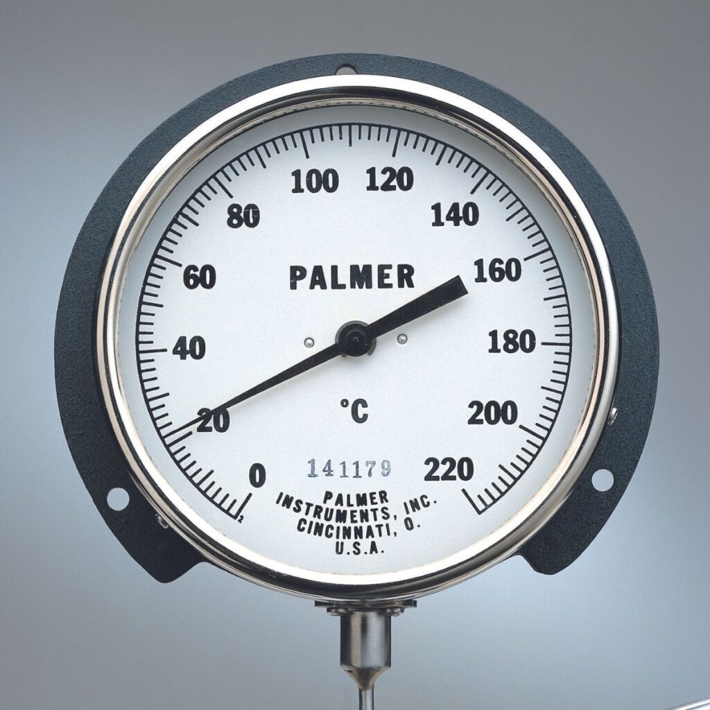 60B & 60C 6 inch Wall or Flush Mount Direct Drive Dial Thermometer