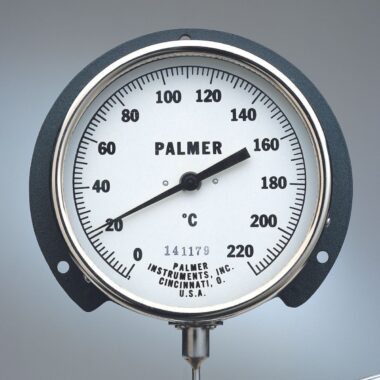 60B & 60C 6 inch Wall or Flush Mount Direct Drive Dial Thermometers - Discontinued