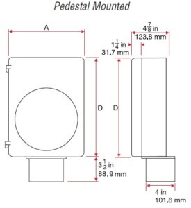 Pedestal Mount - Sketch