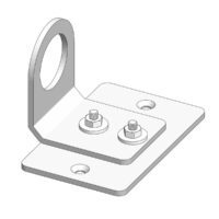 R60 Surface Mount Bracket, 1 Axis
