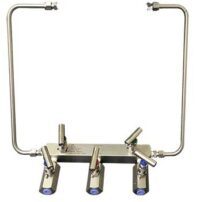 Five Valve Manifold Kit for use with Differential Pressure Recorder