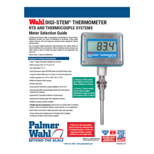 Choose the correct Digi-Stem® Meter for your application with our Side-by-Side comparison guide